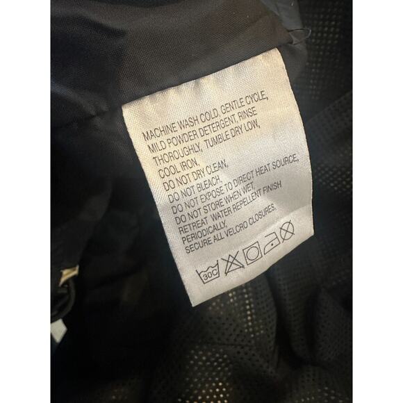 The North Face Gore Tex Light Parka Jacket Shell Beige Black Women's Size Large - Picture 11 of 16